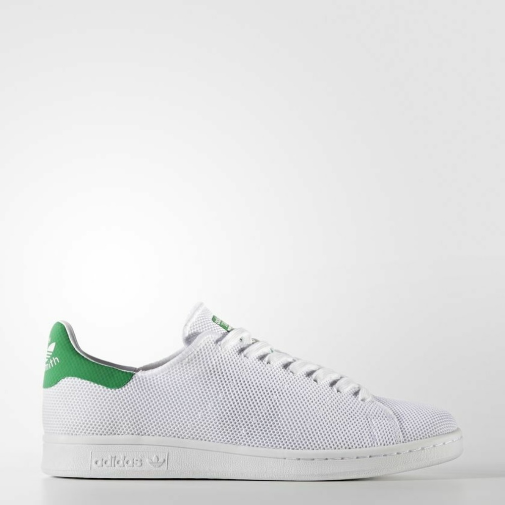 adidas Originals White and Green Men's Sneakers